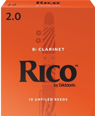 Rico CLARINET Reeds #2 – Box of 10